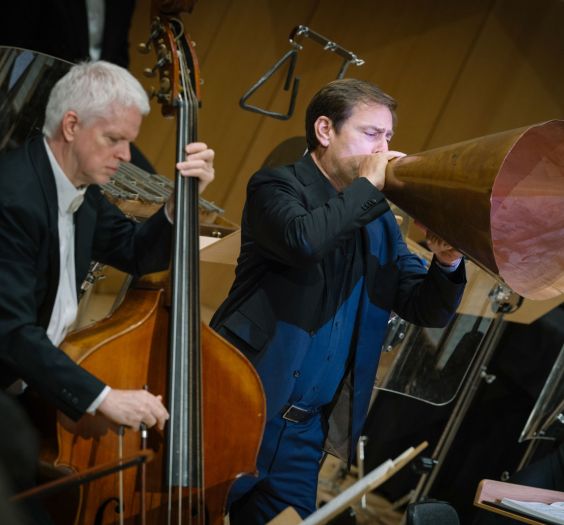Konzert der Dresdner Musikfestspiele mit der  „ Siegfried „ - Auffuehrung vom Dresdner Festspielorchester unter Dirigent Kent Nagano am 15.06.2025 im Kulturpalast . Foto: Oliver Killig