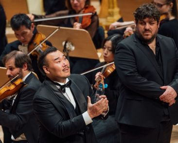Konzert der Dresdner Musikfestspiele mit Richards Wagners „ Goetterdaemmerung „ vom Dresdner Festspielorchester unter Dirigent Kent Nagano am 14.05.2026 im Kulturpalast . Foto: Oliver Killig