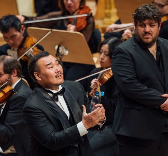 Konzert der Dresdner Musikfestspiele mit Richards Wagners „ Goetterdaemmerung „ vom Dresdner Festspielorchester unter Dirigent Kent Nagano am 14.05.2026 im Kulturpalast . Foto: Oliver Killig